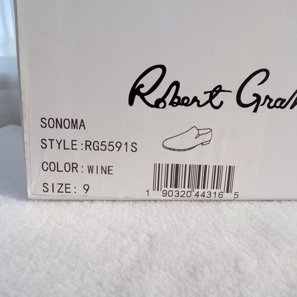 Robert Graham Velvet Skull Embossed Loafer, Comfortable Casual Sonoma Wine NIB main image 15